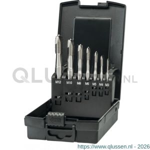 International Tools 29.195 Eco Pro HSS-E set machinetappen DIN 371/6 (combinatie) 22.195/22.196 M3-M12 29.195.1000