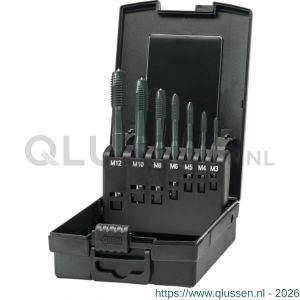 International Tools 29.195 Eco Pro HSS-E set machinetappen DIN 371/6 (combinatie) 22.595/22.596 M3-M12 29.195.1500