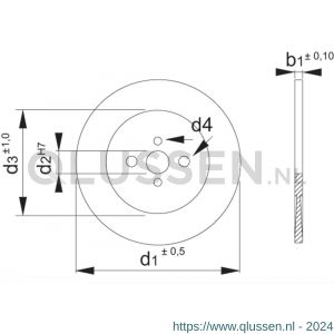 Phantom 63.430 HSS-E afkortzaag onvertand stoomontlaten 350x25x40 mm 63.430.3540