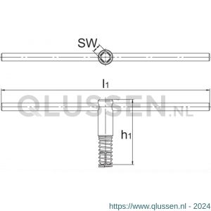 Bison 85.890 klauwplaatsleutel nummer 3 85.890.0300