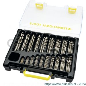 International Tools 19.124 ECO PRO HSS set spiraalboren DIN 338 11.420 1-13 mmx05 mm en 33-42 mm set 220 stuks 19.124.6100