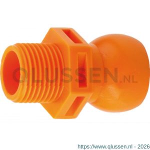 Phantom 90.520 Cool-Loc 1/2 inch adapter NPT 3/8 inch buitendraad set 4 stuks 90.520.4080