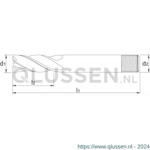 Phantom 34.350 HSS-E schachtfrees meersnijder DIN 844-D lang type N 30x90 mm 34.350.3000