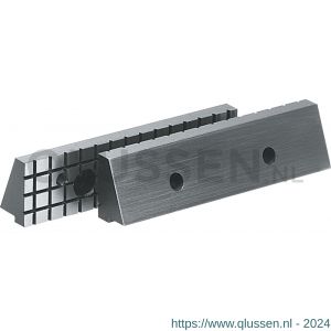 Bison 88.432 gegroefde bekken voor modulaire precisie machinespanklem type 6620 200 mm 88.432.0200