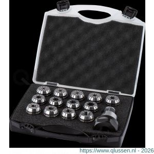 Phantom 69.300 set spantanghouder met spantangen voor kernboormachine 4-12 mm en M8, M10, M12 en M16 69.300.0412