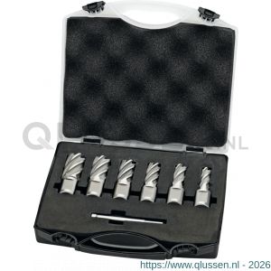 Phantom 69.210 HSS-EX set kernboren snijdiepte 30 mm 62.100 12-22 mm 69.210.0001