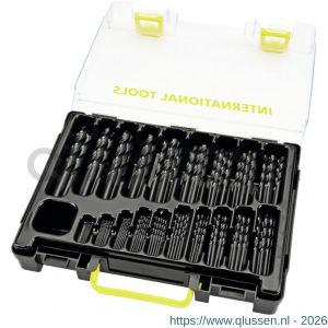 International Tools 19.120 ECO HSS set spiraalboren DIN 338 11.416 1-10x05 mm set 170 stuks 19.120.6000