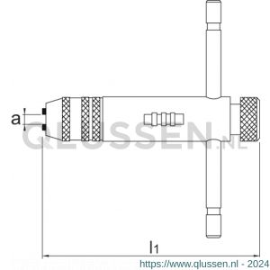 International Tools 81.930Q rateltapkrukje nummer 2 Quadrobox met ophangoog 81.930.0200Q