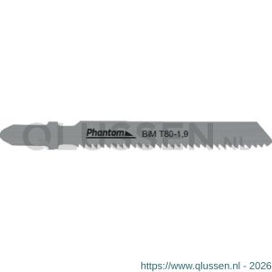 Phantom 64.500 bi-metaal decoupeerzaag T80-19 set 5 stuks 64.500.0819