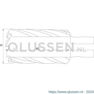 Phantom 62.250 HSS-EX kernboor met Fein QuickIN opname snijdiepte 40 mm 30 mm 62.250.3000