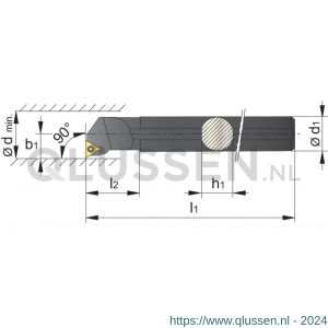 Phantom 72.615 blindboorbeitel 90 graden S20S-STFCR 11 72.615.1200