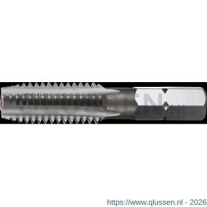 International Tools 22.100 ECO HSS machinetap DIN 3126 metrisch met 1/4 inch (635 mm) zeskant bitopname voor blinde en doorlopende gaten M10 22.100.1000