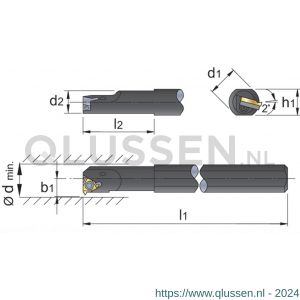 Phantom 74.125 draadsnijhouder inwendig NVR en AVR rechts NVR 13-16 74.125.1330