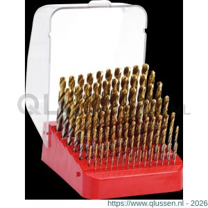 Phantom 19.147 HSS set spiraalboren DIN 338 TiN-tip (handgebruik) 11.461 1-10x01 mm 19.147.1010