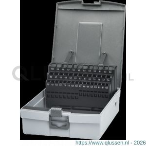 Phantom 19.100 set spiraalboren DIN 338 leeg 6-10x01 mm grijs 19.100.1602
