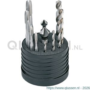 International Tools 29.195 Eco Pro HSS-E set machinetappen DIN 371/6 (combinatie) 22.195 M4-M10, 11.420 33-85 en 42.535 104-165 29.195.3000