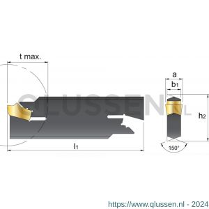 Phantom 74.510 steekplaathouder EX/RX uitwendig 32-5 mm 74.510.1500