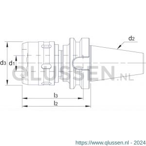 Phantom 83.626 krachtspan opname BT volgens MAS 403 BT BT40 32 mm 83.626.4322