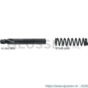 Phantom 61.640 toebehoren voor HM-tip gatfrees 61.630 uitwerpveer 14-100 mm 61.640.9000