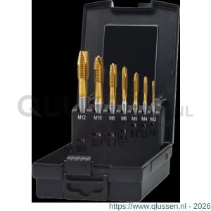 Phantom 29.250 UNI HSS-E set machinetappen DIN 371/6 22.230-22.231 M3-M12 29.250.2120