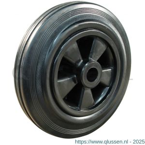 Protempo serie 01 transportwiel los PP velg standaard zwarte rubberen band 140 mm glijlager 101.141.150.000