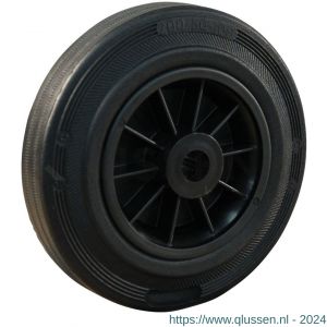 Protempo serie 01 transportwiel los PP velg standaard zwarte rubberen band 200 mm rollager 101.202.200.000