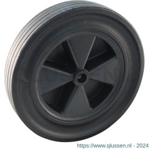 Protempo serie 01 transportwiel los PP velg standaard zwarte rubberen band 285 mm glijlager 101.301.200.155