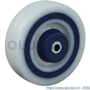 Protempo serie 09 transportwiel los sandwich PP velg flexible tussenlaag ± 77 shore A 100 mm rollager 109.102.120.000