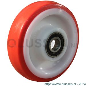 Protempo serie 27 transportwiel los PA velg TPU band ± 97 shore A 150 mm kogellager RVS 127.158.200.000