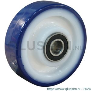 Protempo serie 27 transportwiel los PA velg TPU band ± 97 shore A 200 mm kogellager RVS 127.208.200.001