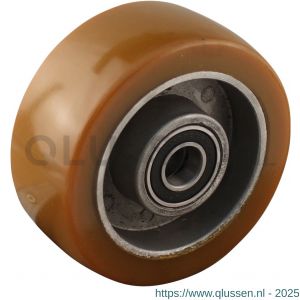 Protempo serie 29 transportwiel los aluminium velg PU band ± 94 shore A 100 mm kogellager 129.106.150.740