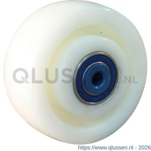 Protempo serie 33 transportwiel los naturel PA uitvoering zwaar 150 mm kogellager RVS 133.158.200.050