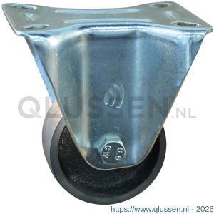 Protempo serie 45-19 bok transportwiel plaatbevestiging stalen gaffel gietijzeren 65 mm glijlager 345.061.916.030