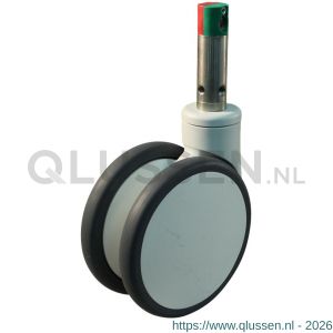 Protempo serie 55-76 zwenk apparatenwiel pen PA gaffel grijze PA velg PU band 150 mm kogellager 455.156.765.828