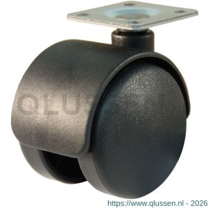 Protempo serie 65-68 zwenk apparatenwiel plaatbevestiging PA gaffel PA 50 mm glijlager 465.501.686.002