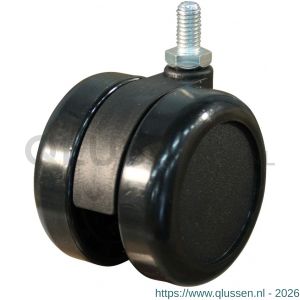 Protempo serie 65-73 zwenk apparatenwiel draadstift M8 PA gaffel PA 60 mm glijlager 465.601.737.000