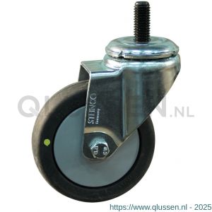 Protempo serie 93-40 zwenk apparatenwiel draadstift M10 stalen gaffel PP velg electrisch geleidend loopvlak 50 mm kogellager 493.506.404.000