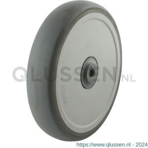 Protempo serie 74 apparatenwiel los grijze PA velg TPU band 150 mm kogellager 74 674.156.080.000