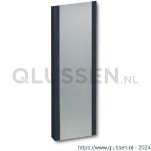 Allux 1001 blokstatief postkast zwart-inox 40100160