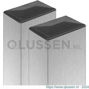 Allux Brick postkast statief RVS 195 cm 40215130