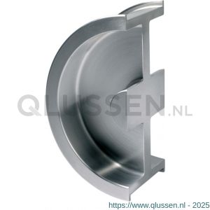 Didheya schuifdeurkom 1/2 cirkel 40 mm deur RVS inox 51053040