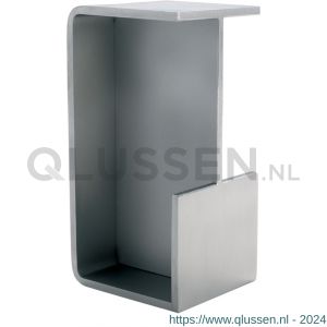 Didheya schuifdeurkom vierkant 40 mm deur RVS inox 51053340