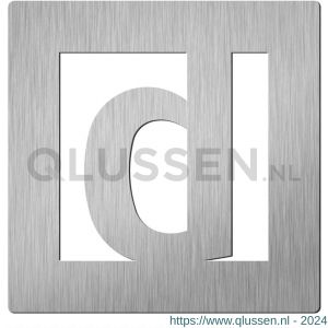 Didheya vierkant huiscijfer 60 mm d RVS inox 51950013