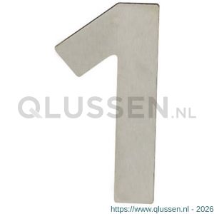 Almar Jazz huiscijfer 120 mm nummer 1 RVS inox 58125001