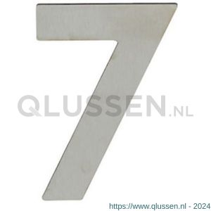 Almar Jazz huiscijfer 120 mm nummer 7 RVS inox 58125007