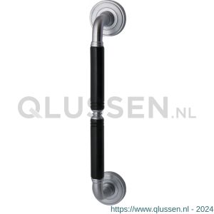 Mariani Astra handgreep rond rozet Astra mat chroom-zwart 91373277