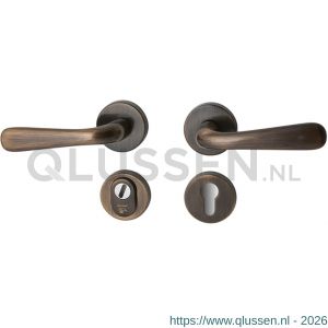 Mariani Modena achterdeur veiligheids garnituur UTB kernterkbeveiliging SKG*** messing gebruineerd 91402118