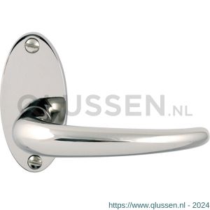 Mariani Coupe deurkruk rond rozet ovaal glans nikkel 94707026