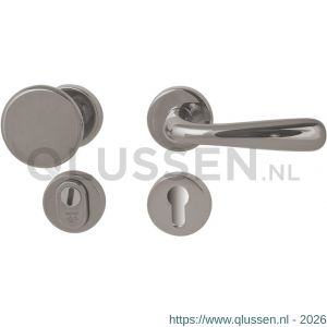 Mariani Monza voordeur veiligheids garnituur UTB kernterkbeveiliging SKG*** PVD glans nikkel 95401016