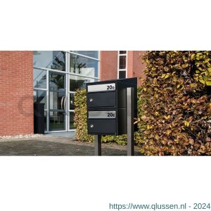 Allux Brick postkast ondersteuningsbalk 2 stuks RVS 40215230